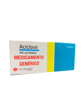 Aciclovir Caplin 400 mg Tabletas Caja x30 Und