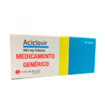 Aciclovir Caplin 800 mg Tabletas Caja x30