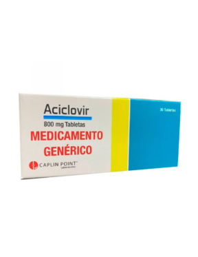 Aciclovir Caplin 800 mg Tabletas Caja x30